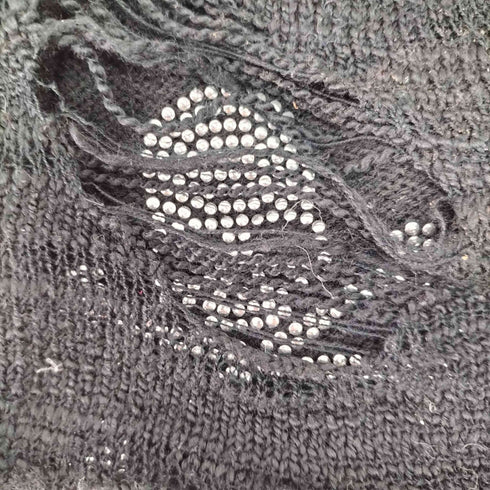 Y2K ラインストーン ドクロ 骸骨 ビーニー メンズ