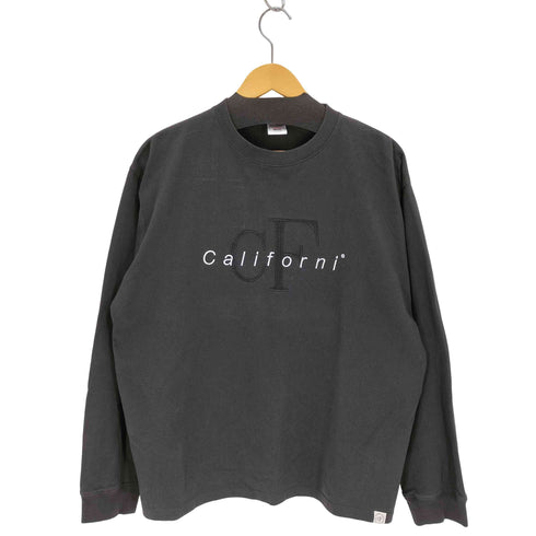 インヘリット INHERIT フロント刺繍クルーネックL/S Tシャツ メンズ JPN:L