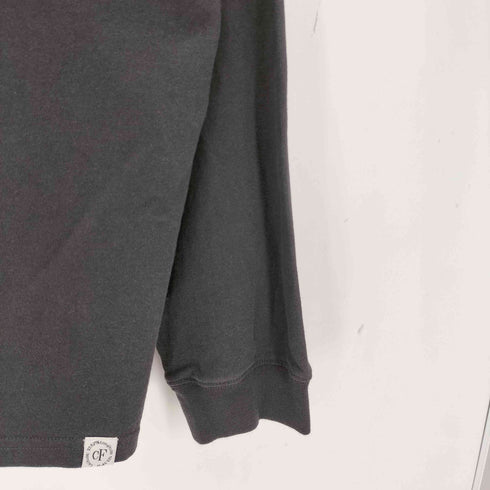 インヘリット INHERIT フロント刺繍クルーネックL/S Tシャツ メンズ JPN:L