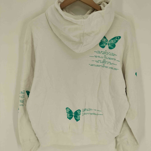 アディダスオリジナルス adidas Originals 蝶 バタフライ グラフィック プリント プルオーバー パーカー フーディー メンズ JPN:M