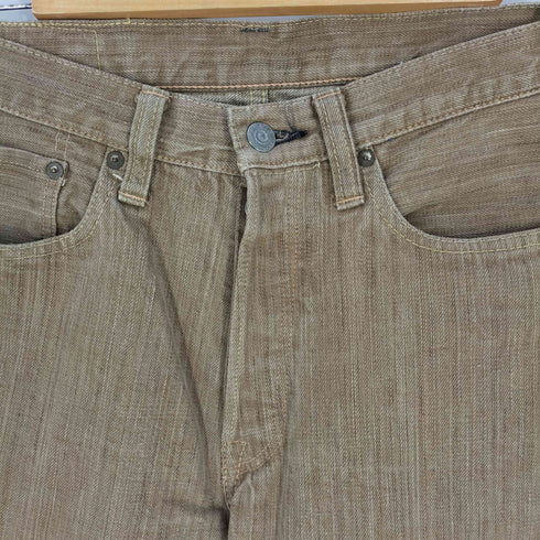 シュガーケーン SUGAR CANE BELL HELMETS 刺繍 ボタンフライ デニムパンツ メンズ