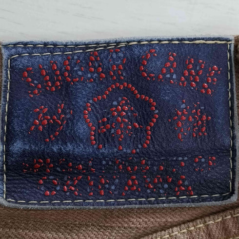 シュガーケーン SUGAR CANE BELL HELMETS 刺繍 ボタンフライ デニムパンツ メンズ