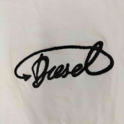 ディーゼル DIESEL Tdiegorl13 ロゴ刺繍 クルーネックTシャツ メンズ import:L