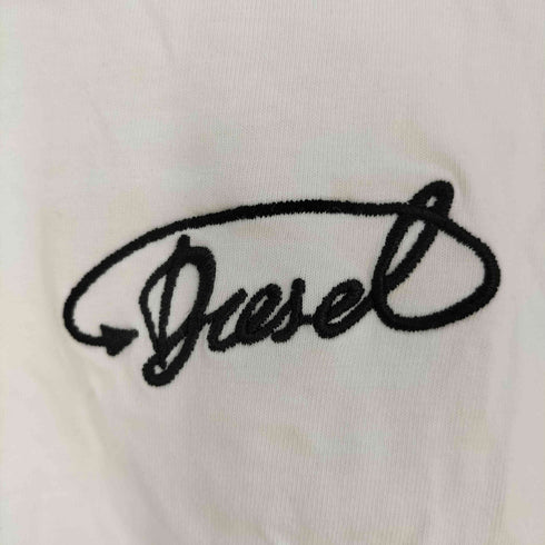 ディーゼル DIESEL Tdiegorl13 ロゴ刺繍 クルーネックTシャツ メンズ import:L