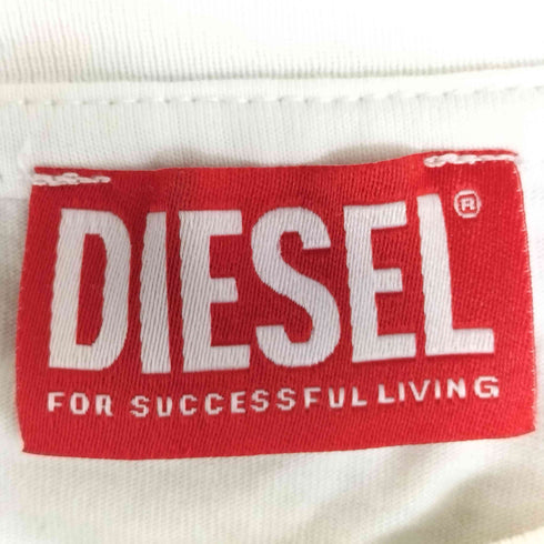 ディーゼル DIESEL Tdiegorl13 ロゴ刺繍 クルーネックTシャツ メンズ import:L