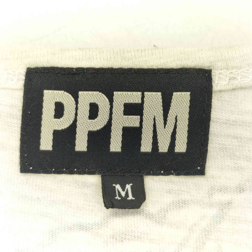 ピーピーエフエム PPFM Y2K キャラクタープリント 長袖Tシャツ レディース M