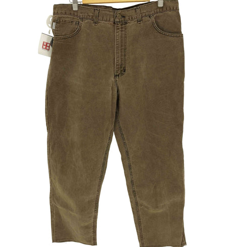 カーハート Carhartt 80S 星タグ ユニオンチケット 42TALON ダック地 5ポケット ジップフライ ワーク パンツ メンズ 40×32