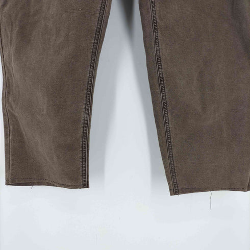 カーハート Carhartt 80S 星タグ ユニオンチケット 42TALON ダック地 5ポケット ジップフライ ワーク パンツ メンズ 40×32