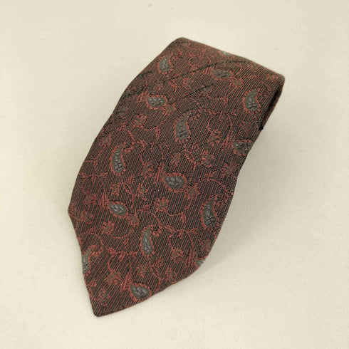 イッセイミヤケ ISSEY MIYAKE シルク ペイズリー柄 ネクタイ メンズ