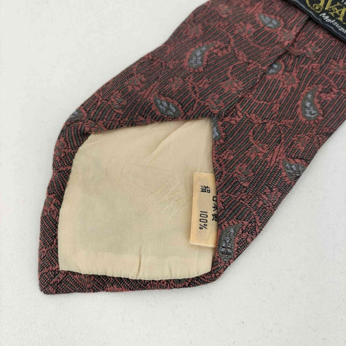 イッセイミヤケ ISSEY MIYAKE シルク ペイズリー柄 ネクタイ メンズ