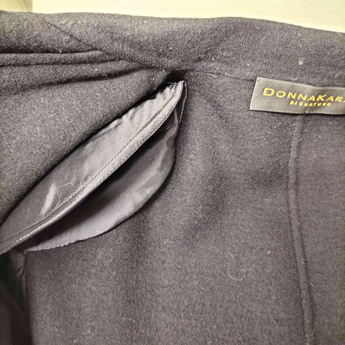 ダナキャランニューヨーク DKNY 100% ウールロングコート レディース