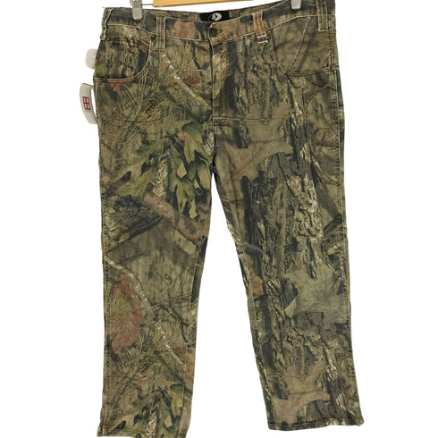 MOSSY OAK リアルツリーカモ 5ポケット ジップフライ ワーク パンツ メンズ 36/30