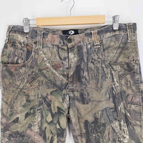 MOSSY OAK リアルツリーカモ 5ポケット ジップフライ ワーク パンツ メンズ 36/30