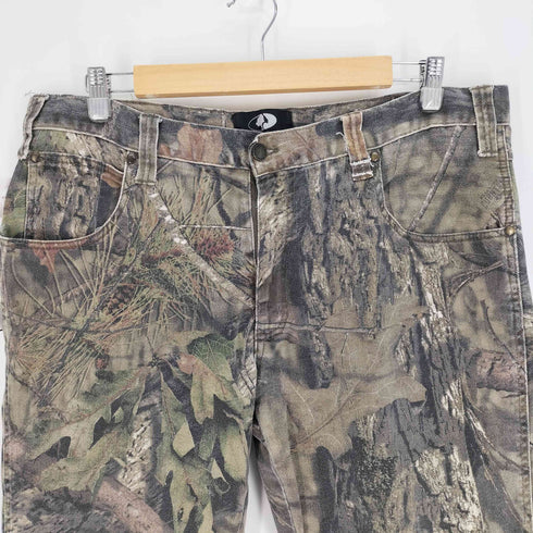 MOSSY OAK リアルツリーカモ 5ポケット ジップフライ ワーク パンツ メンズ 36/30