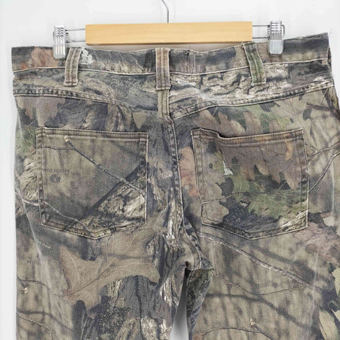 MOSSY OAK リアルツリーカモ 5ポケット ジップフライ ワーク パンツ メンズ 36/30