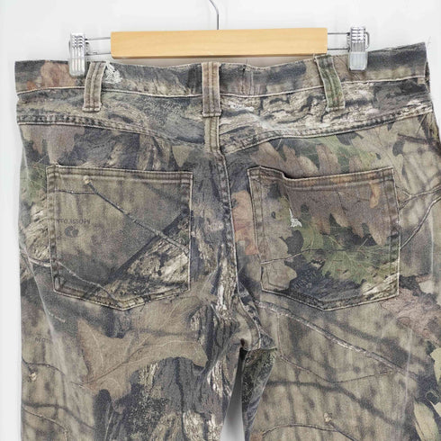 MOSSY OAK リアルツリーカモ 5ポケット ジップフライ ワーク パンツ メンズ 36/30