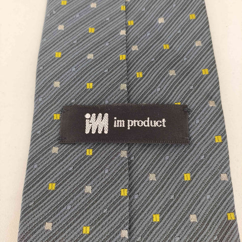 アイムプロダクトイッセイミヤケ im product ISSEY MIYAKE シルク スクエア ドット柄 ネクタイ メンズ