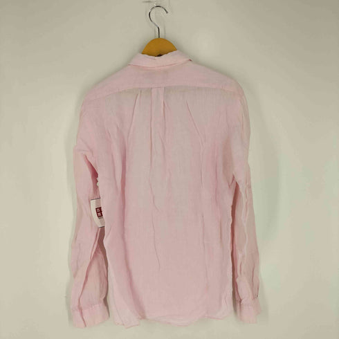 ポロバイラルフローレン Polo by RALPH LAUREN CUSTOM FIT ポニー刺繍 リネンシャツ メンズ import:XL