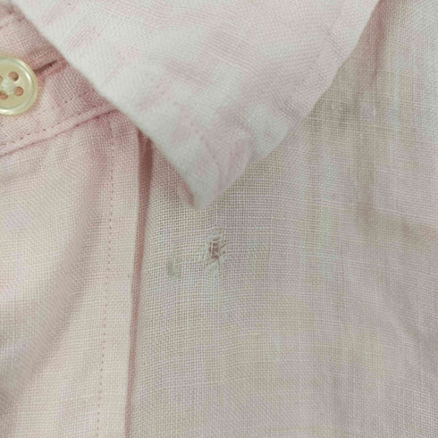 ポロバイラルフローレン Polo by RALPH LAUREN CUSTOM FIT ポニー刺繍 リネンシャツ メンズ import:XL