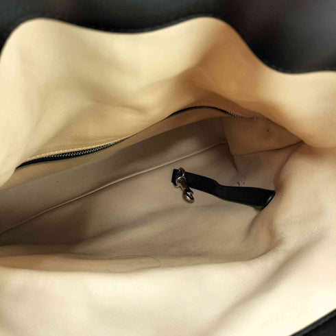 delvaux black givry レザーショルダーバッグ レディース