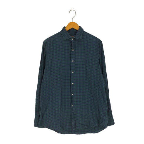 ポロラルフローレン POLO RALPH LAUREN CLASSIC FIT ポニー刺繍 チェック柄 シャツ メンズ import:M