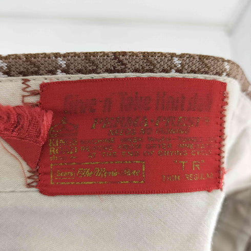 シアーズ Sears KINGS ROAD 70S SCOVILLジップ 千鳥格子 チェック フレア スラックス メンズ 36