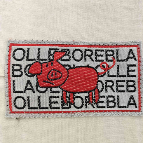 アルベロベロ OLLEBOREBLA オレボレブラ スパンコール ビジューおさかな テープ装飾 ジップアップノースリーブワンピース レディース