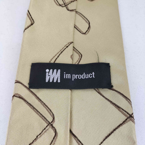 アイムプロダクトイッセイミヤケ im product ISSEY MIYAKE シルク 幾何学模様 ネクタイ メンズ