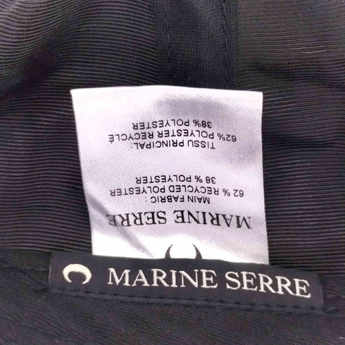 マリーンセル MARINE SERRE Regenerated Recycled Moire Baseball Cap レディース FREE