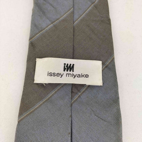 アイムイッセイミヤケ im ISSEY MIYAKE シルク ストライプ柄 ネクタイ メンズ