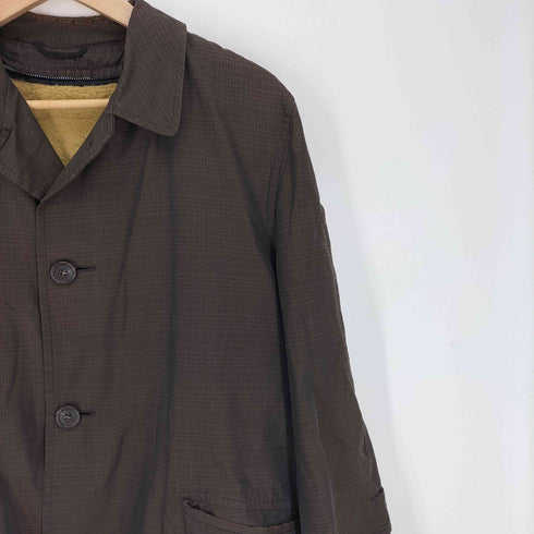 50-60s wales of ye towne of boston製 MAJOR ジップ シャギーライナー付き ランダム チェック ハーフ コート メンズ