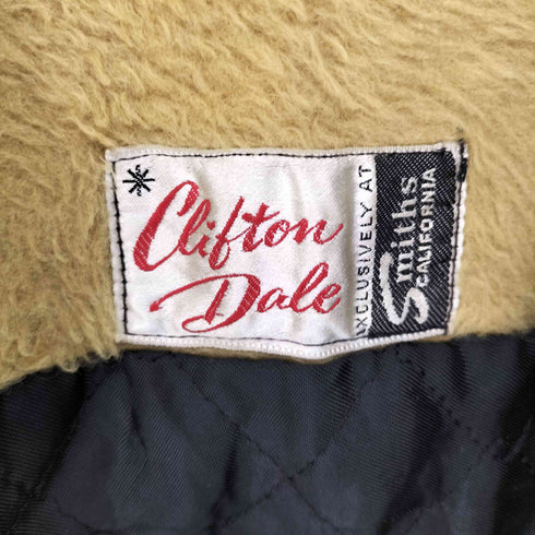 50-60s wales of ye towne of boston製 MAJOR ジップ シャギーライナー付き ランダム チェック ハーフ コート メンズ