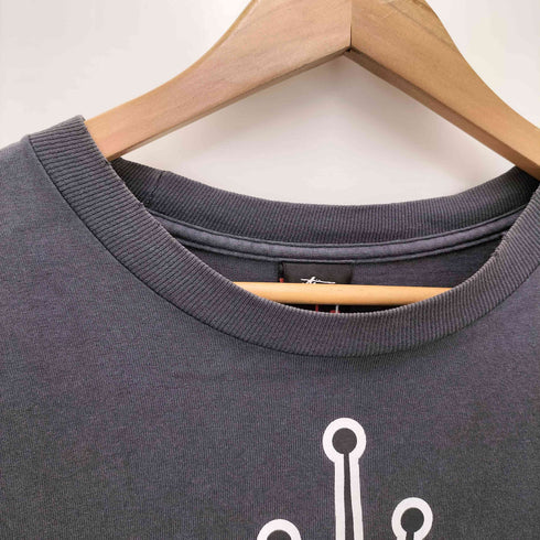 ステューシー Stussy クラウン スカル フロントプリントtシャツ メンズ JPN:L