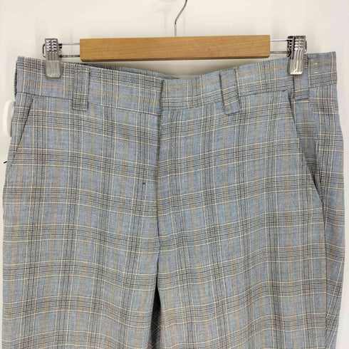 Coosa Slacks 70S ロケットTALON マドラスチェック フレア パンツ スラックス メンズ