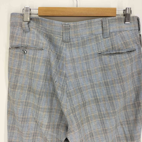 Coosa Slacks 70S ロケットTALON マドラスチェック フレア パンツ スラックス メンズ