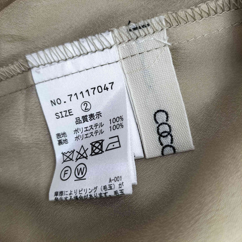 ココディール COCO DEAL 幾何柄ドットプリント エスカルゴスカート レディース 2