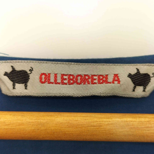 アルベロベロ OLLEBOREBLA オレボレブラ ブタさん 顔料プリント スパンコール ビジュー装飾 シアー フリル切替 異素材切替 半袖チュニック レディース