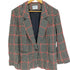 ペンドルトン PENDLETON 70S USA製 白タグ PURE VTGIN WOOL 1B シングル チェック テーラード ジャケット メンズ 20W