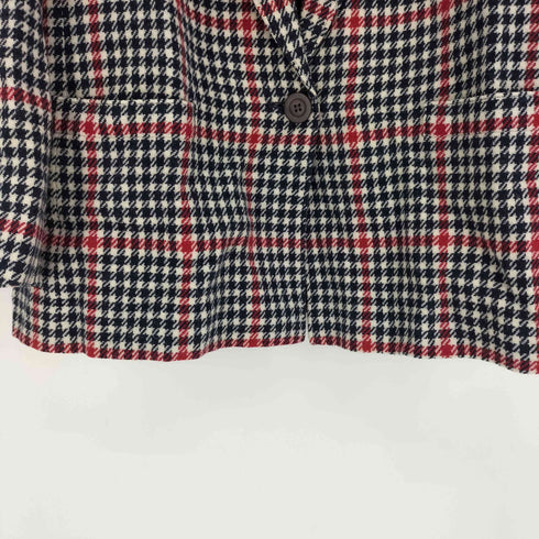 ペンドルトン PENDLETON 70S USA製 白タグ PURE VTGIN WOOL 1B シングル チェック テーラード ジャケット メンズ 20W