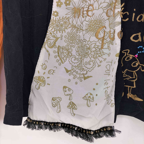 アルベロベロ OLLEBOREBLA オレボレブラ ブタさん 顔料プリント je ne peux pas encore me décider sur quoi acheter ストレッチ長袖カットソー レディース