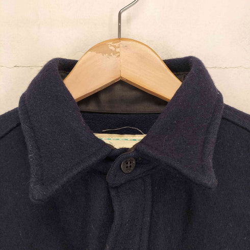 MELTON 70S~80S MADE IN USA メルトンウール CPOシャツ メンズ L