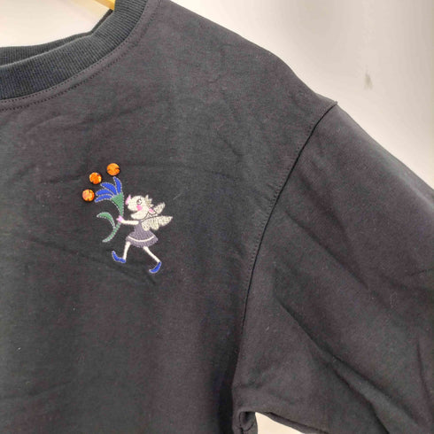 アルベロベロ OLLEBOREBLA オレボレブラ ブタさん 刺繍 ビジュー装飾 テールカット クルーネックスウェット レディース