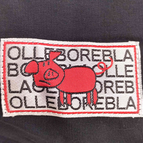 アルベロベロ OLLEBOREBLA オレボレブラ ブタさん 刺繍 ビジュー装飾 テールカット クルーネックスウェット レディース