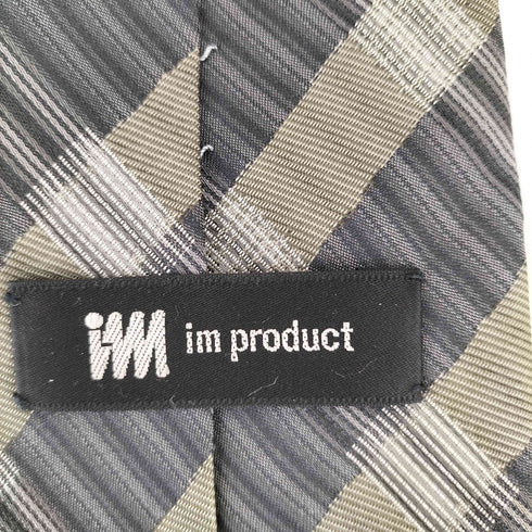 アイムプロダクトイッセイミヤケ im product ISSEY MIYAKE シルク ストライプ柄 ネクタイ メンズ