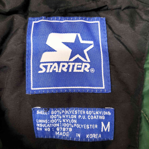 スターター STARTER miami hurricanes 切替 フーデッド中綿ジャケット メンズ JPN:M