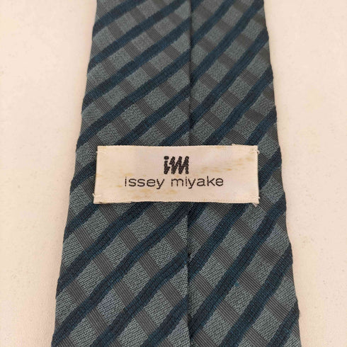 アイムイッセイミヤケ im ISSEY MIYAKE シルク ストライプ柄 ネクタイ メンズ