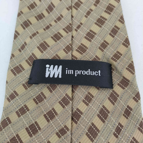 アイムプロダクトイッセイミヤケ im product ISSEY MIYAKE シルク 総柄 ネクタイ メンズ