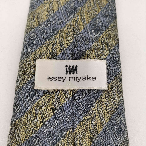 アイムイッセイミヤケ im ISSEY MIYAKE シルク ストライプ柄 ネクタイ メンズ