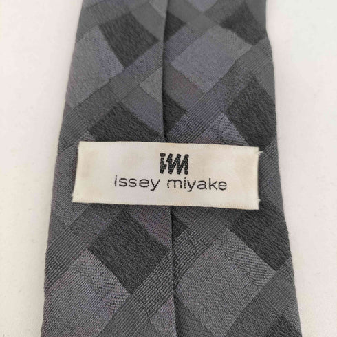 アイムイッセイミヤケ im ISSEY MIYAKE シルク ストライプ柄 ネクタイ メンズ