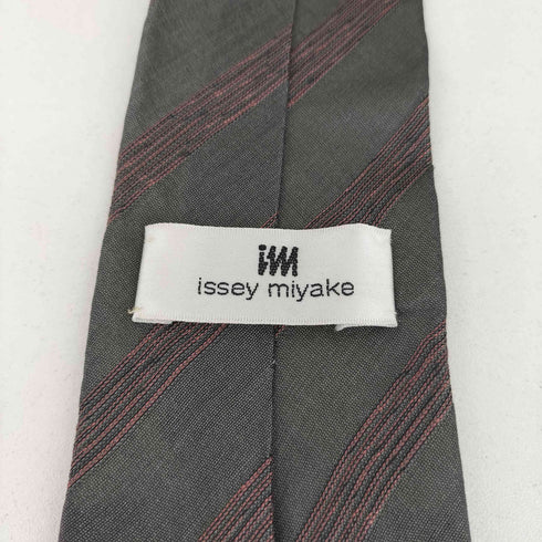 アイムイッセイミヤケ im ISSEY MIYAKE シルク ストライプ柄 ネクタイ メンズ